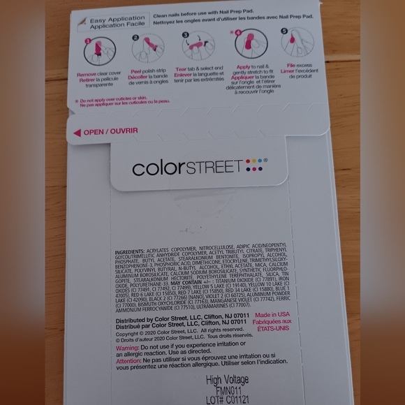 Color Street 100% Real Nail Polish Strips NWT - Picture 8 of 8